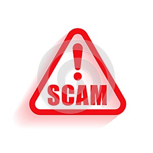 scam alert technology background keep your network safe