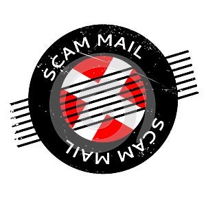 Scam Mail rubber stamp