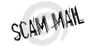 Scam Mail rubber stamp