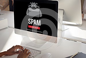 Scam Virus Spyware Malware Antivirus Concept