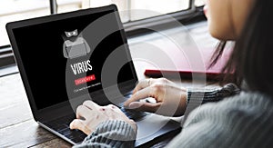 Scam Virus Spyware Malware Antivirus Concept