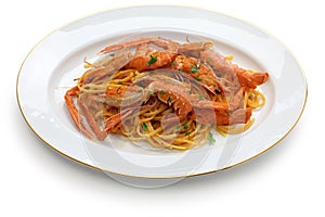 Scampi pasta