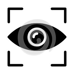 Scan vector thin  line icon