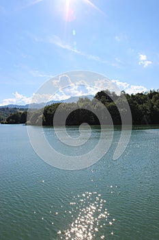 Scandarello lake, in Amatrice photo