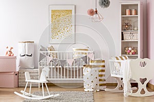 Scandi style baby room