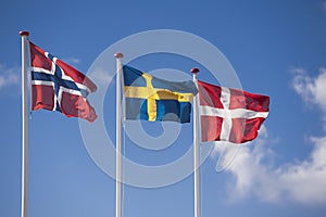 Scandinavian flags