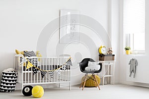 Scandinavian inspiration for a baby room