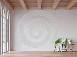 Scandinavian living room 3d rendering image