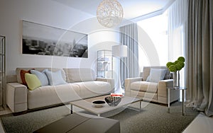 Scandinavian living room trend