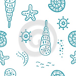 Scandinavian style seamless pattern