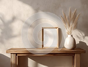 Scandinavian vertical frame mockup