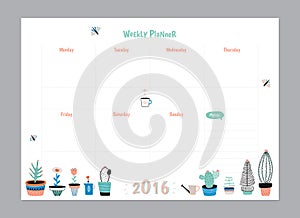 Scandinavian Weekly and Daily Planner