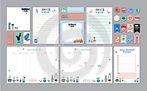 Scandinavian Weekly and Daily Planner
