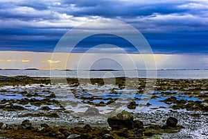 Scandinavian White Night Seascape