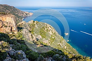 Scandola Natural Reserve, Corsica Island. Seascape, south France