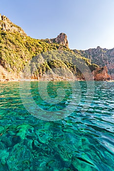 Scandola Natural Reserve, Corsica Island. Seascape, south France