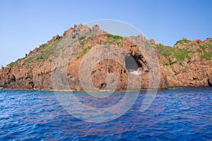 Scandola Nature Reserve, UNESCO World Heritage site, Corsica, Fr