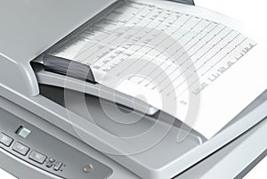 Scanner With Document