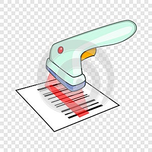 Scanner icon, isometric style