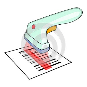 Scanner icon, isometric style