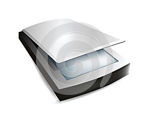 Scanner on White Background