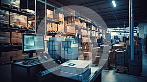 scanners warehouse technology photo