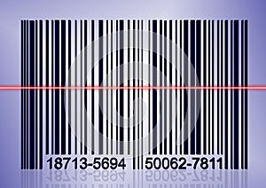 Scanning bar code