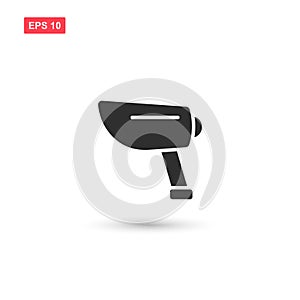 Scanning barcode icon vector isolated