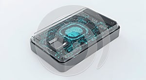 Scanning Fingerprint on Biometric Device for Security Access