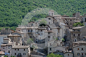Scanno. Is an Italian town located in the province of L\'Aquila, in Abruzzo photo