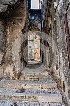 Scanno. Is an Italian town located in the province of L\'Aquila, in Abruzzo