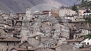 Scanno small town in the province of l'Aquila, Abruzzo Italy