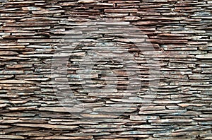 Scantling pattern overlap of decorative wall.