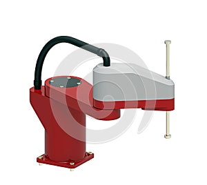 SCARA robot 3d render