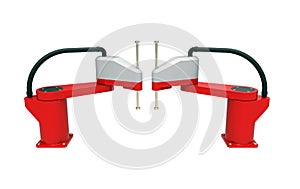 SCARA robots 3d render