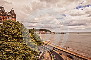 Scarborough bay in North Yorkshire. Great Britain.
