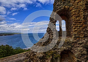 Scarborough Castle in North Yorkshire. Great Britain.