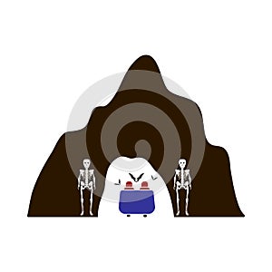 Scare Cave In Amusement Park Icon