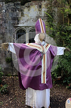 Scarecrow in a chasuble