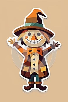 Scarecrow Clipart - Harvest Season Smiles