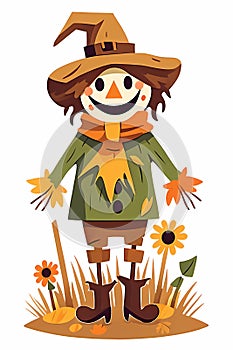 Scarecrow Clipart - Whistling in the Wind