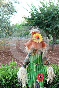 scarecrow in the garden