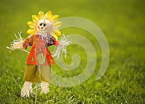 Scarecrow in Garden.