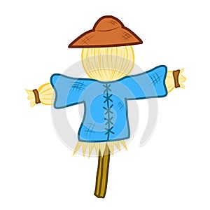 Scarecrow isolated illustration