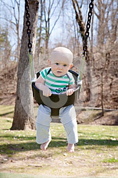 Scared Swinging Baby