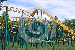 Scaring roller coaster.