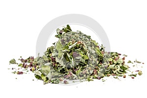 Scarlet Globemallow dried herb isolated on white