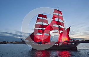 Scarlet sails