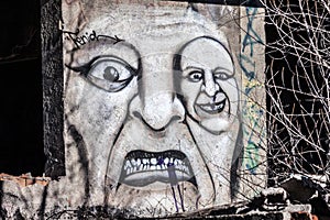 Scarry graffiti