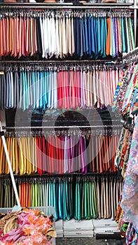 Scarve shop photo